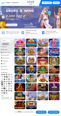l'app e l'interfaccia di Planet 7 Casino