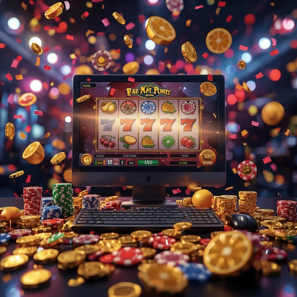 slot machine sullo schermo PLANET 7 CASINO